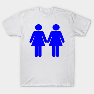 Paper Doll Blue Friends T-Shirt